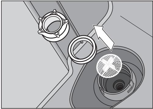 MIELE CM6560NR - Retirer et netoyer le filtré du réservoir à eau - 1