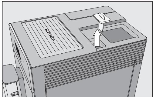 MIELE CM6560NR - Ajouter le café moulu - 1