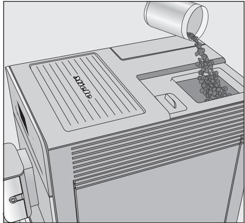 MIELE CM6560NR - Remplissage du réservoir à grains - 1