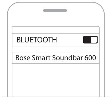 BOSE SB600 - CONNEXION D'UN PÉRIPHÉRIQUE MOBILE - 2