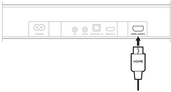 BOSE SB600 - Option 1 (recommmandée) : cable HDMI eARC ou ARC - 1