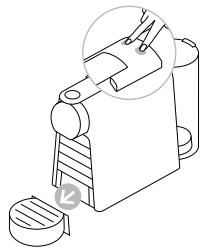 MAGIMIX NESPRESSO ESSENZA MINI - Vidange du systeme avant une période d'inutilisation, pour la protection contre le gel ou avant une réparation - 1