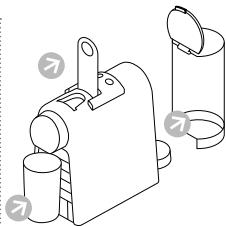 MAGIMIX NESPRESSO ESSENZA MINI - Vidange du systeme avant une période d'inutilisation, pour la protection contre le gel ou avant une réparation - 2