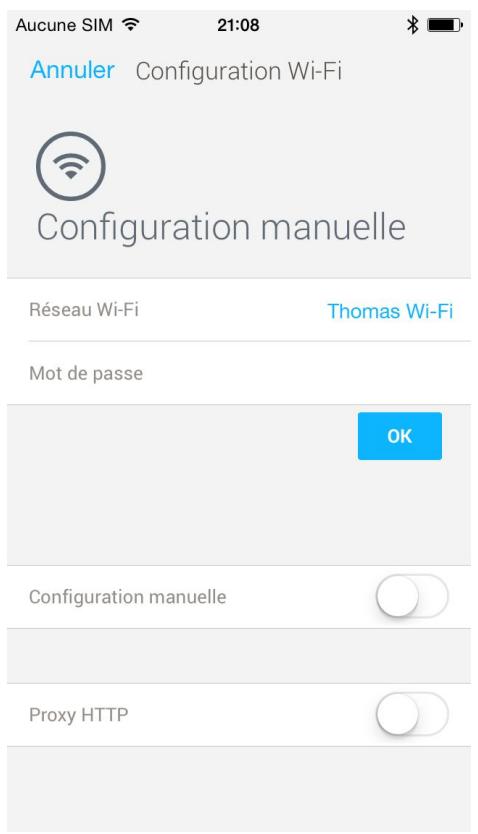 WITHINGS AURAC - Configuration manuelle du réseau Wi-Fi - 2