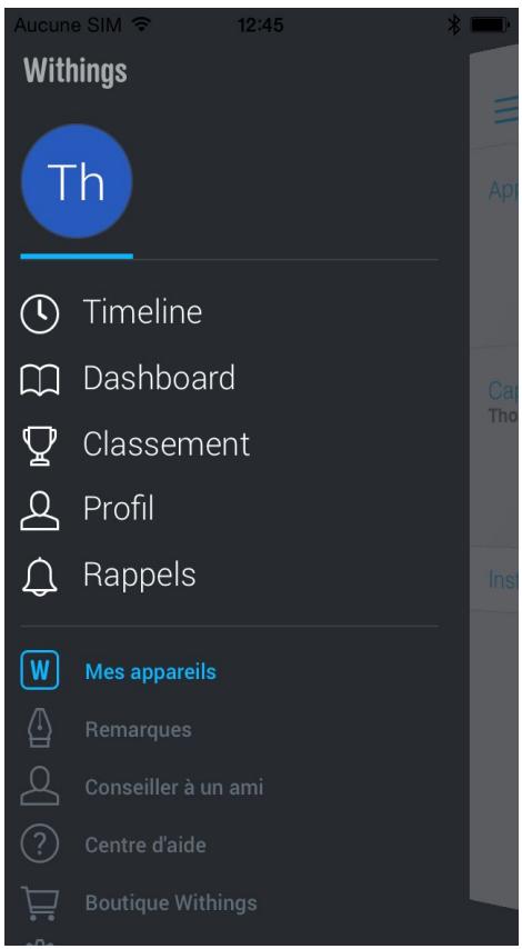 WITHINGS AURAC - Afficher la version du firmware - 1