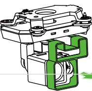 XIRO XPLORER - Installer le cardan sur l'avion - 5