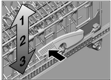GAGGENEAU DF 460-161 FULL - Modifier la hauteur des paniers - 1