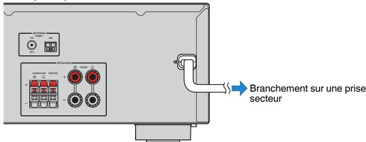 YAMAHA HTR-3069 - Avant de raccorder le cable d'alimentation - 2