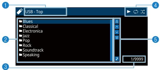 YAMAHA HTR-3069 - Écran Navigation - 1