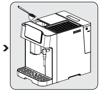 BEKO EXPRESSOCEG7302B - Utilisation du réservoir de café pré-moulu - 2