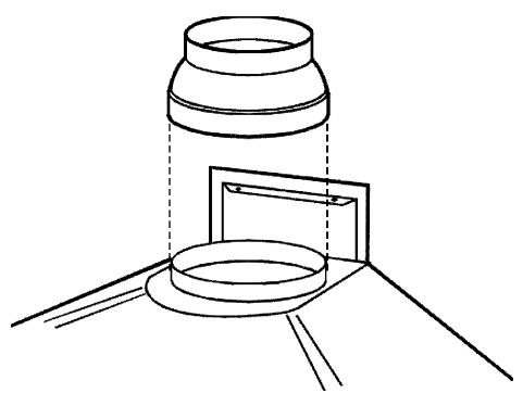 FAURE CHD 903 BLANC - Pour installer la cheminée en version évacuation - 8