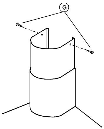 FAURE CHD 903 BLANC - Pour installer la cheminée en version évacuation - 9