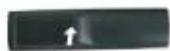 BRANDT B1612HD - Installation des piles de la télécommande - 1