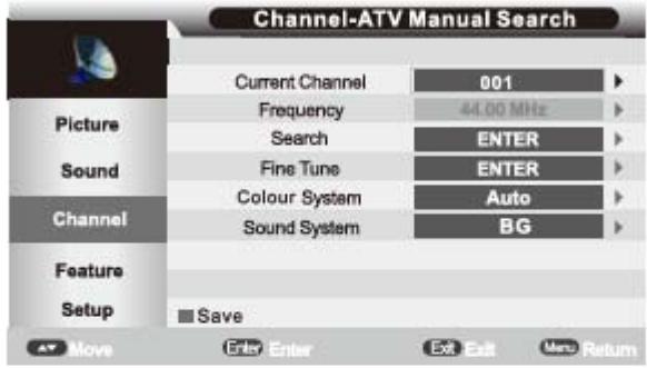 BRANDT B1612HD - Fonctionnement du Menu - 1