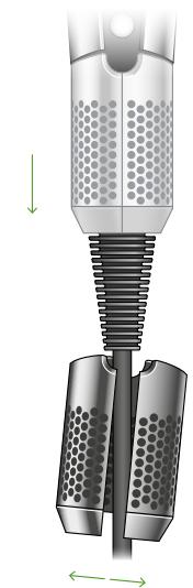 DYSON Airstrait - Repositionnement du filtré - 2