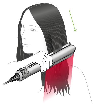 DYSON Airstrait - Lissage sur cheveux humides - 3