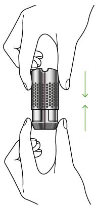 DYSON Airstrait - Repositionnement du filtrre interne - 1