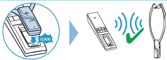 SENNHEISER TVRS5200 - Option A (appairage de contact) - 1