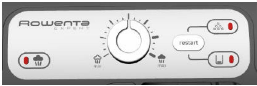 ROWENTA DG9030 - FONCTIONNEMENT DU TABLEAU DE BORD - 1