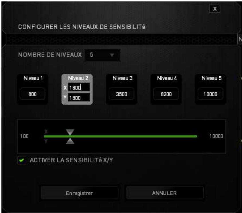 RAZER DEATHADDER CHROMA - Activer la sensibilité X-Y - 1