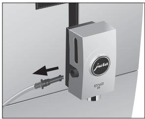 JURA ENA8 MASSIVE ALU K - Démontage et rincege de l'écoulement combiné - 1