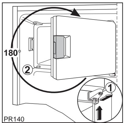 ARTHUR MARTIN ARP 2272 - Réversibilité du portillon du compartiment - 2