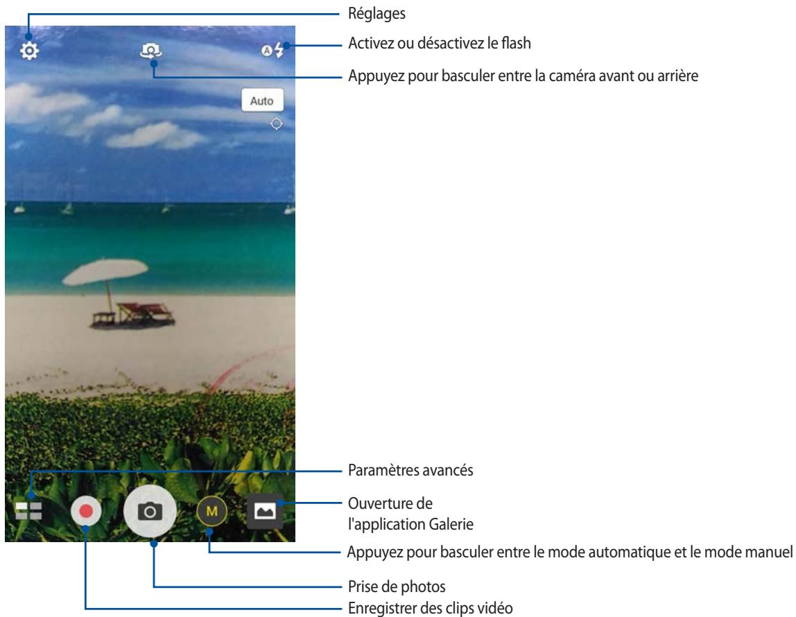 ASUS ZFONE MAX ZCS55ORL - Écran d'accueil de l'Appareil photo - 1