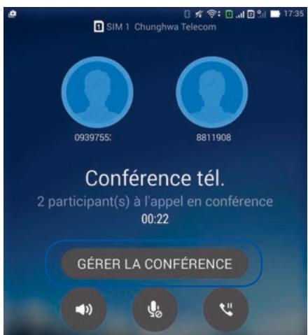 ASUS ZFONE MAX ZCS55ORL - Gérer une conférence téléphonique - 1