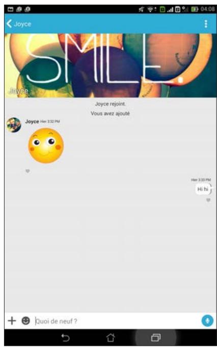 ASUS ZFONE MAX ZCS55ORL - Utiliser Conversation sur Omlet - 1