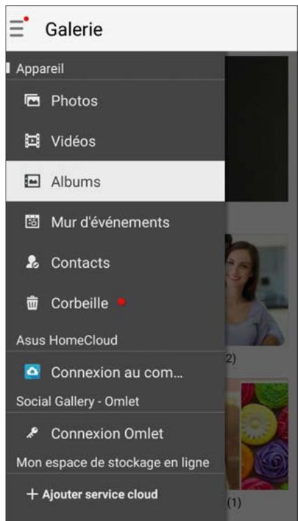ASUS ZFONE MAX ZCS55ORL - Visualiser les photos partagées à partir de l'application Galerie - 1