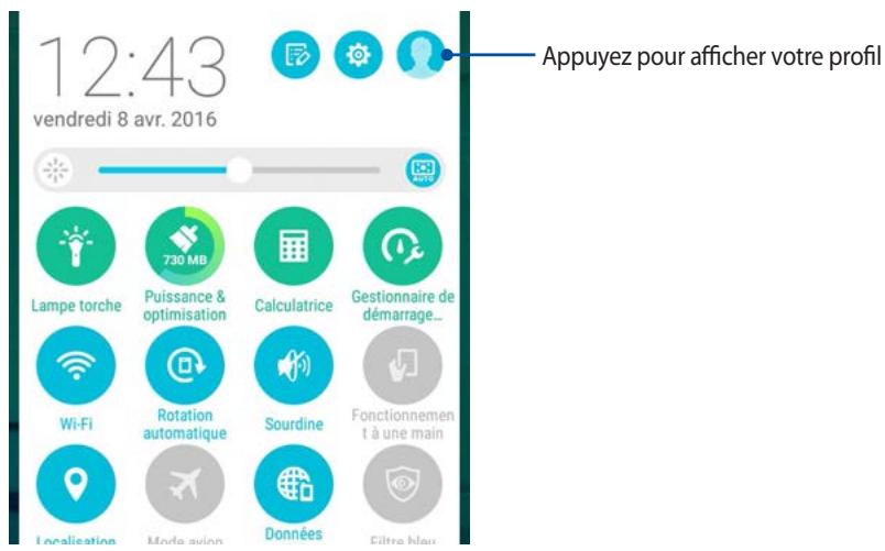 ASUS ZFONE MAX ZCS55ORL - Créer un profil - 1