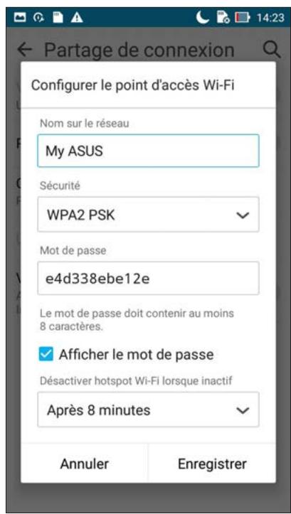 ASUS ZFONE MAX ZCS55ORL - Partage de connexion - 1