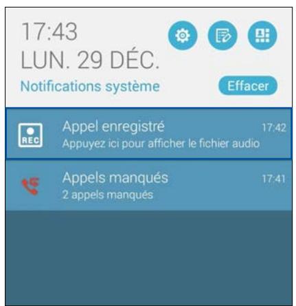 ASUS ZFONE MAX ZCS55ORL - Enregisterr un appel - 2