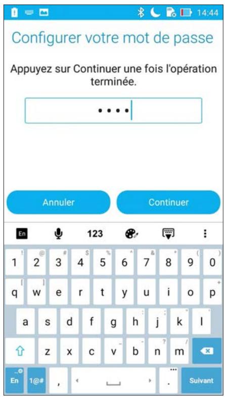ASUS ZFONE MAX ZCS55ORL - Mot de passer - 1