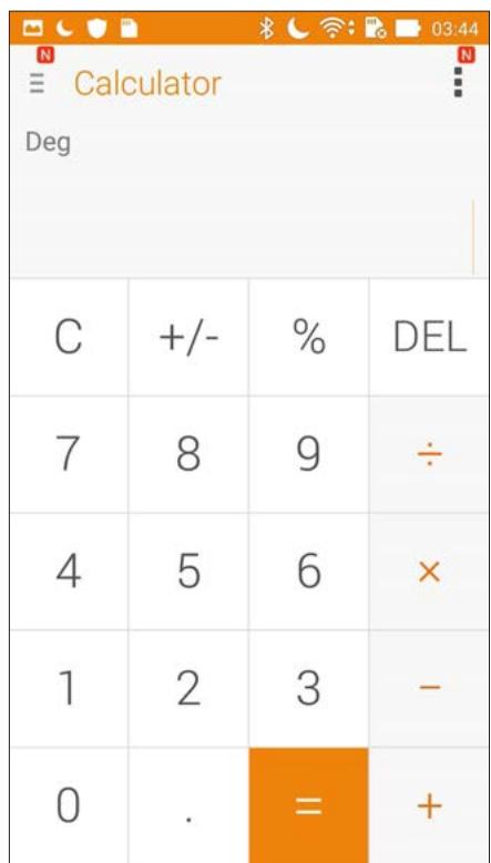 ASUS ZFONE MAX ZCS55ORL - Écran de la calculatrice - 1