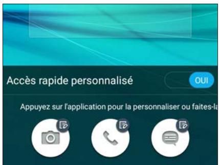 ASUS ZFONE MAX ZCS55ORL - Personnaliser les boutons d'accès rapide - 1