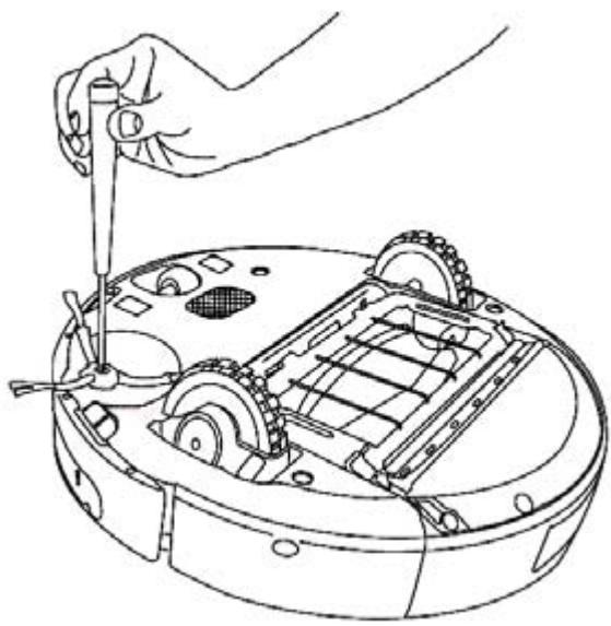 IROBOT RoombaS5E - Retrait de la batterie - 1