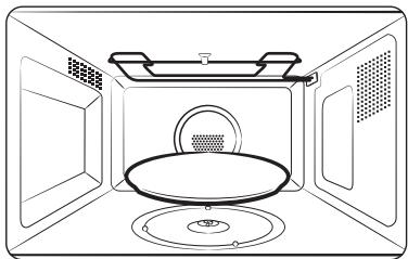 SAMSUNG MC32DB7746KF - Using the crusty plate - 1