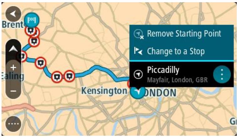 TOMTOM GO BASIC 5° Leon - Faire passer le point de départ en position actuelle - 1