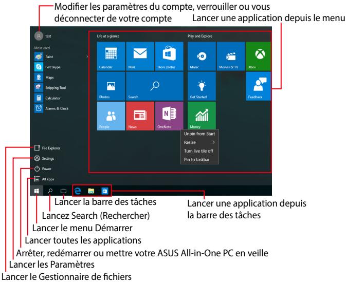ASUS V230iCGR-BC232X - Menu Demarrer - 1
