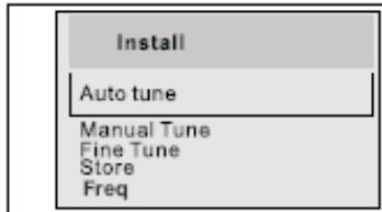 TOKA LTV 3699 - MENU INSTALLATION - 1
