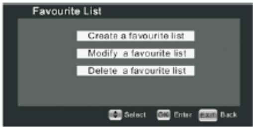 TOKA LTV 3699 - LISTES FAVORITES (chains TV / stations RADIO) - 1