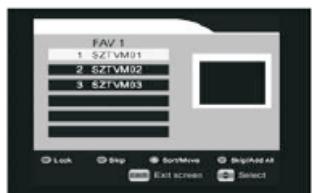 TOKA LTV 3699 - Création d'une liste favorites - 2