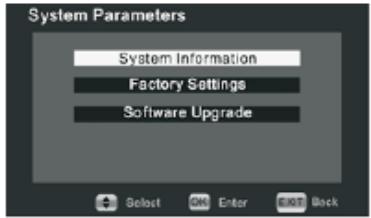 TOKA LTV 3699 - PARAMETRES SYSTEME - 1