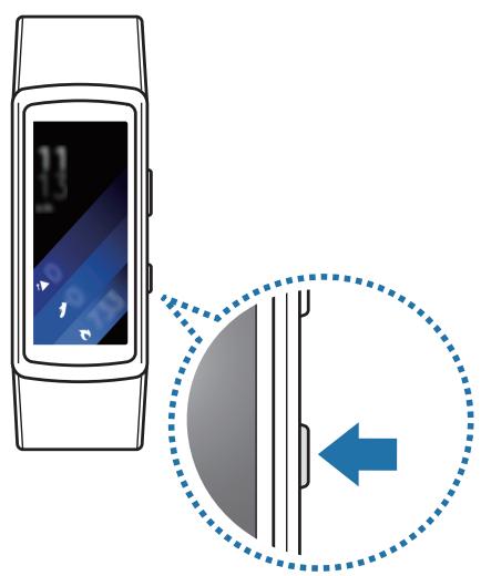 SAMSUNG GEAR FiT L NOIR - Allumer et éteindre la Gear - 1