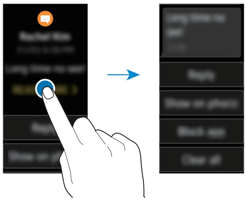 SAMSUNG GEAR FiT L NOIR - Afficher les notifications entrantes - 2
