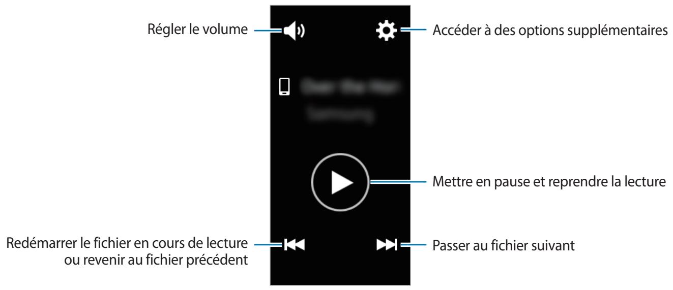 SAMSUNG GEAR FiT L NOIR - Écouter de la musique - 1
