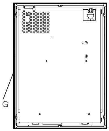 SCHOLTES PMG 41 DCDRSF INOX - Fixation au meuble - 4