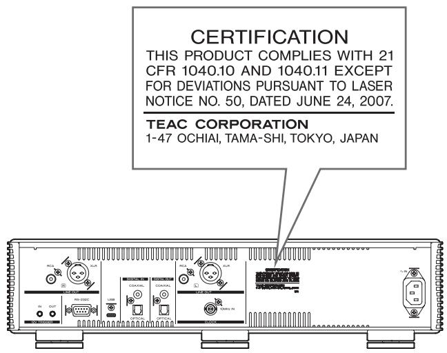 TEAC VRDS-701 - Modelo para EE. UU. - 1