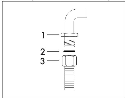 DARTY TR4110X-1 - Raccordement avec un tuyau flexible en acier - 1
